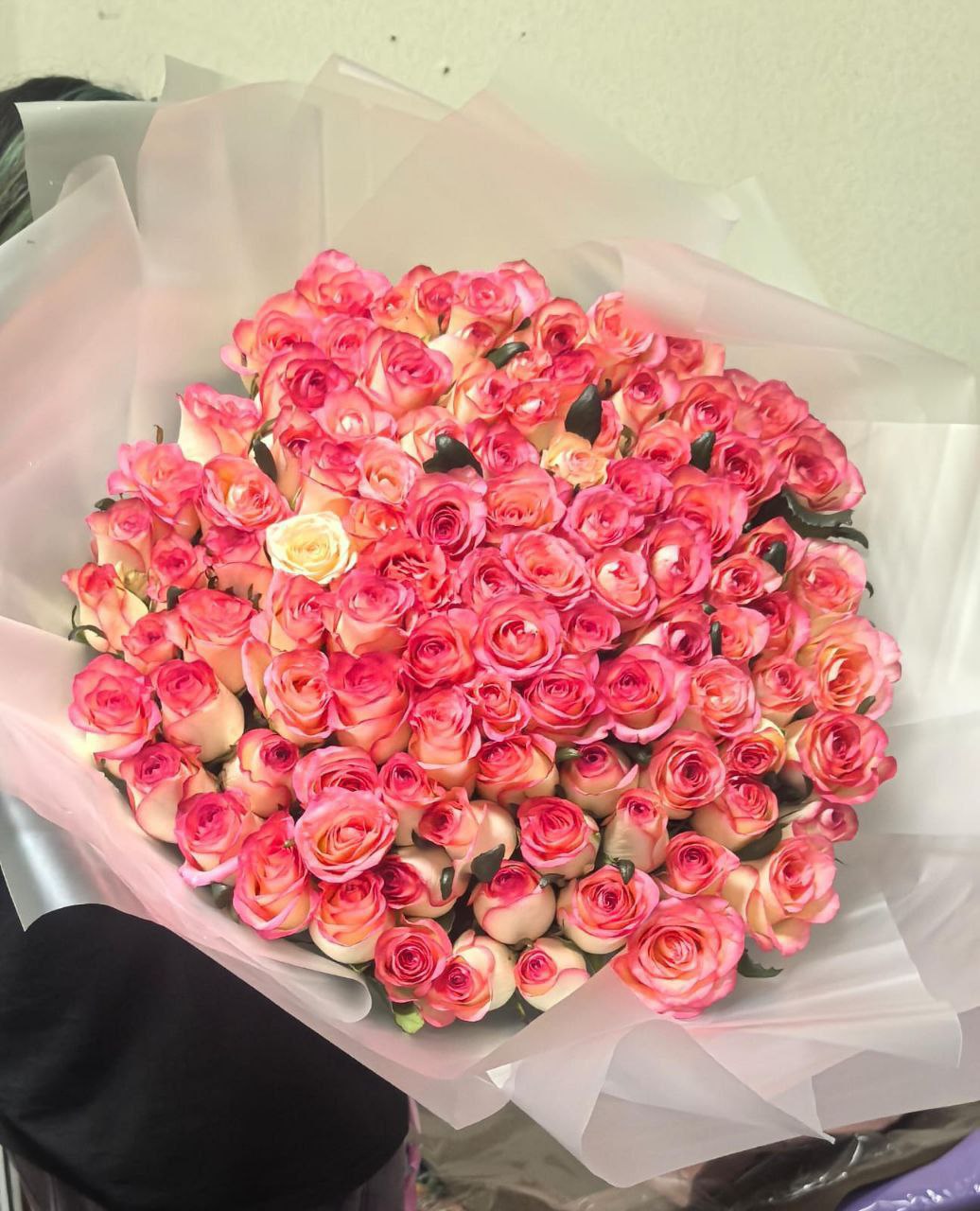 Букет из роз 101 штука 60 сантиметров