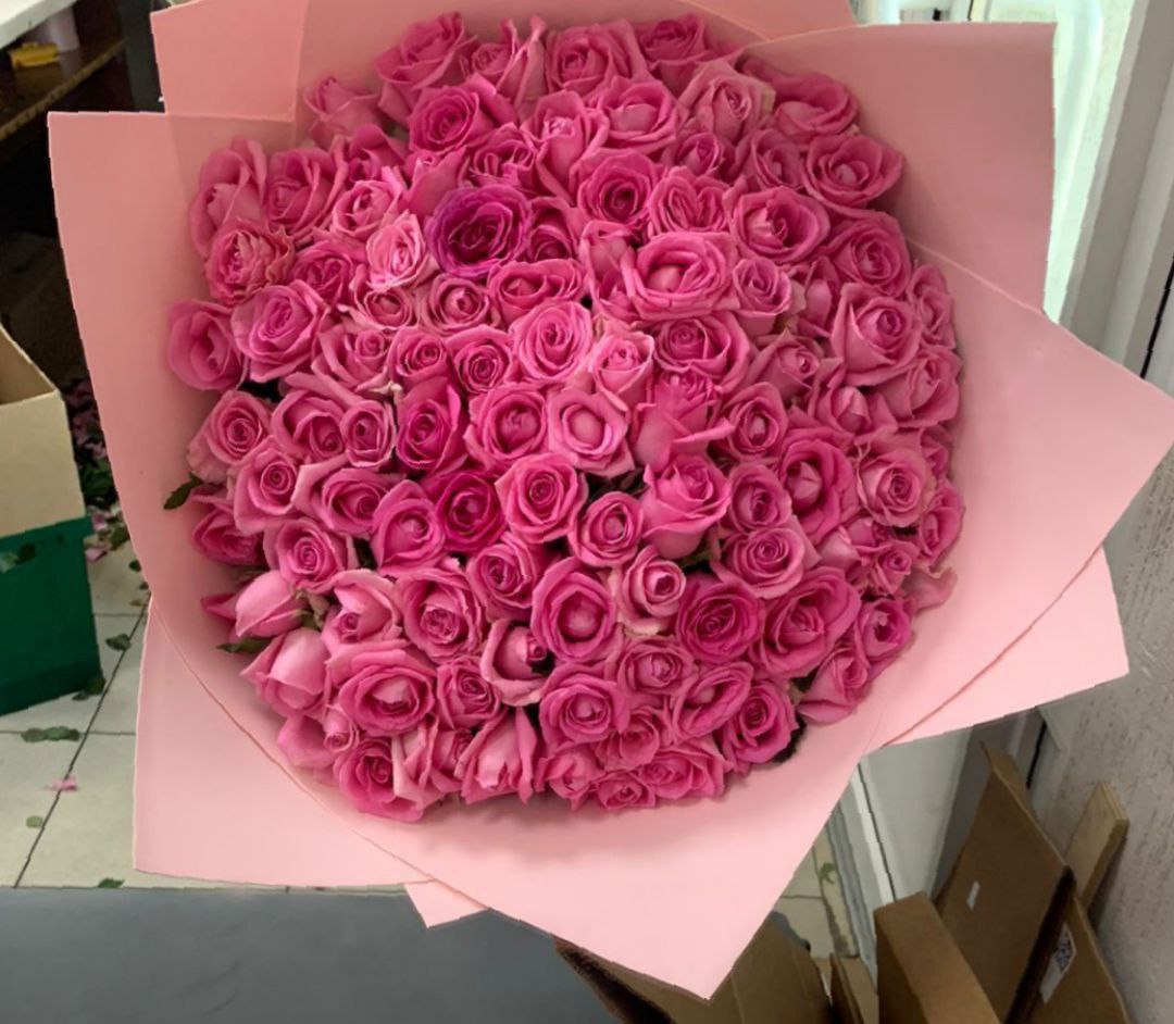 101 роза 50 сантиметров