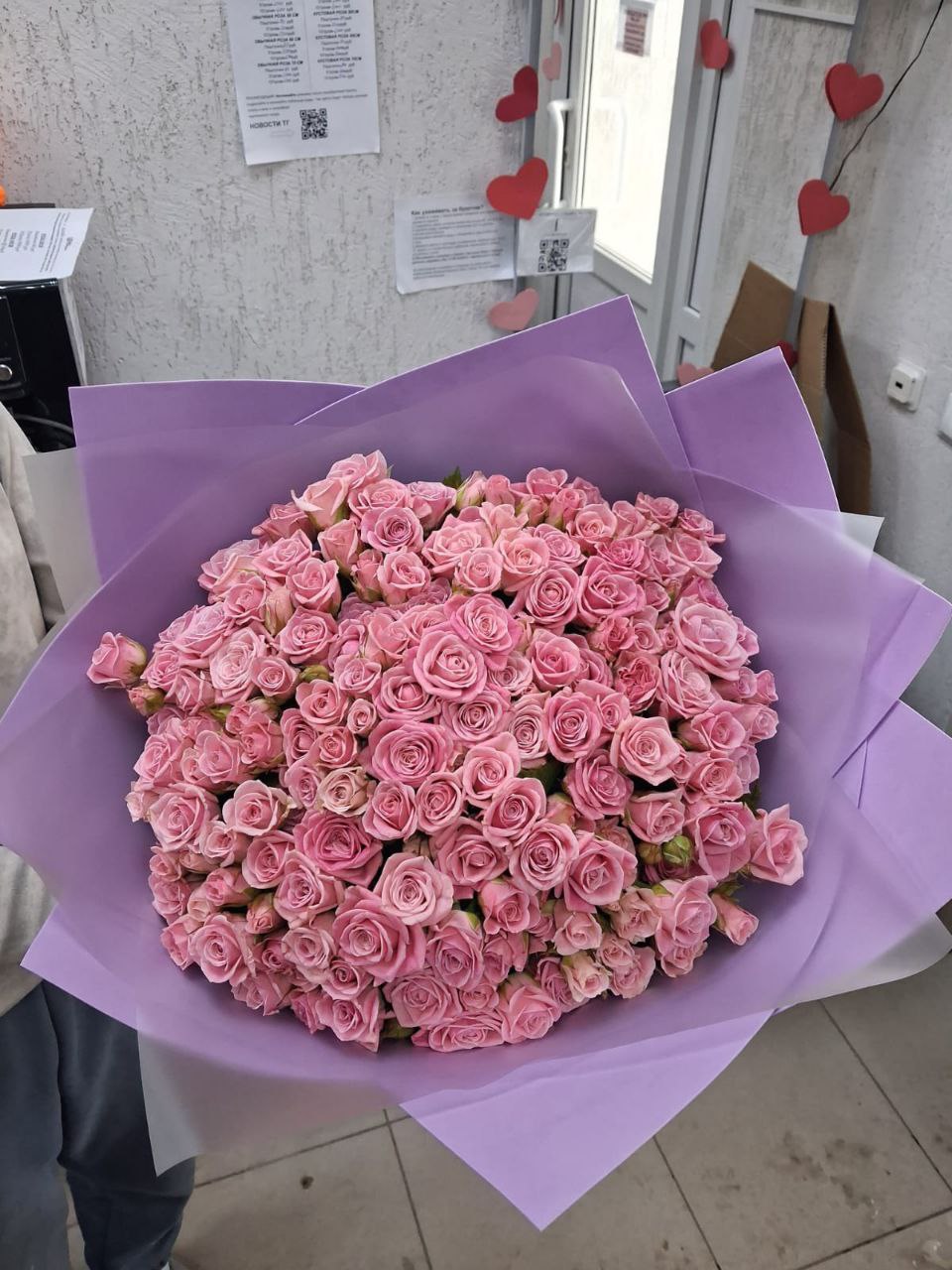 51 кустовая роза 40 сантиметров