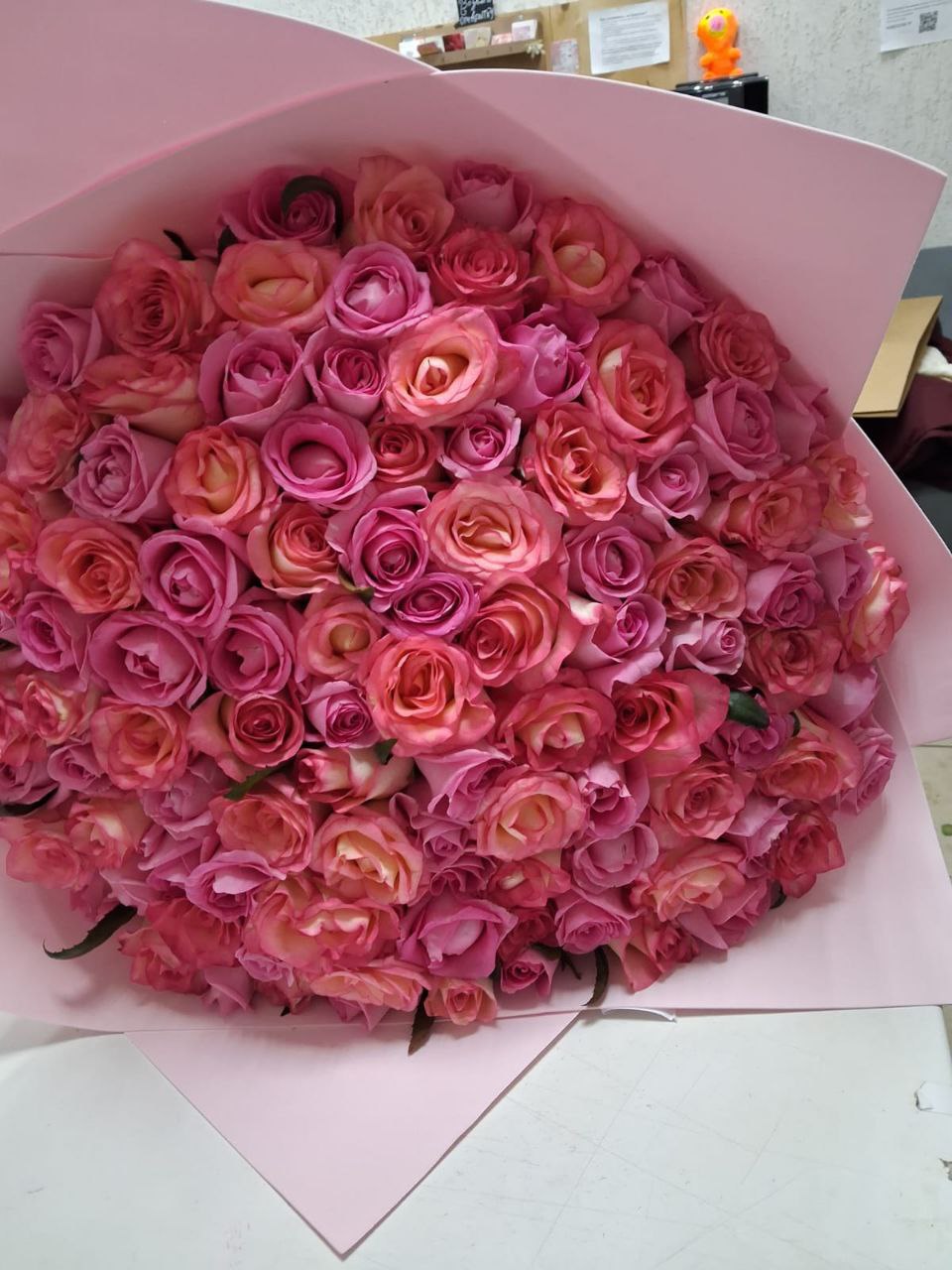 101 роза 30 сантиметров