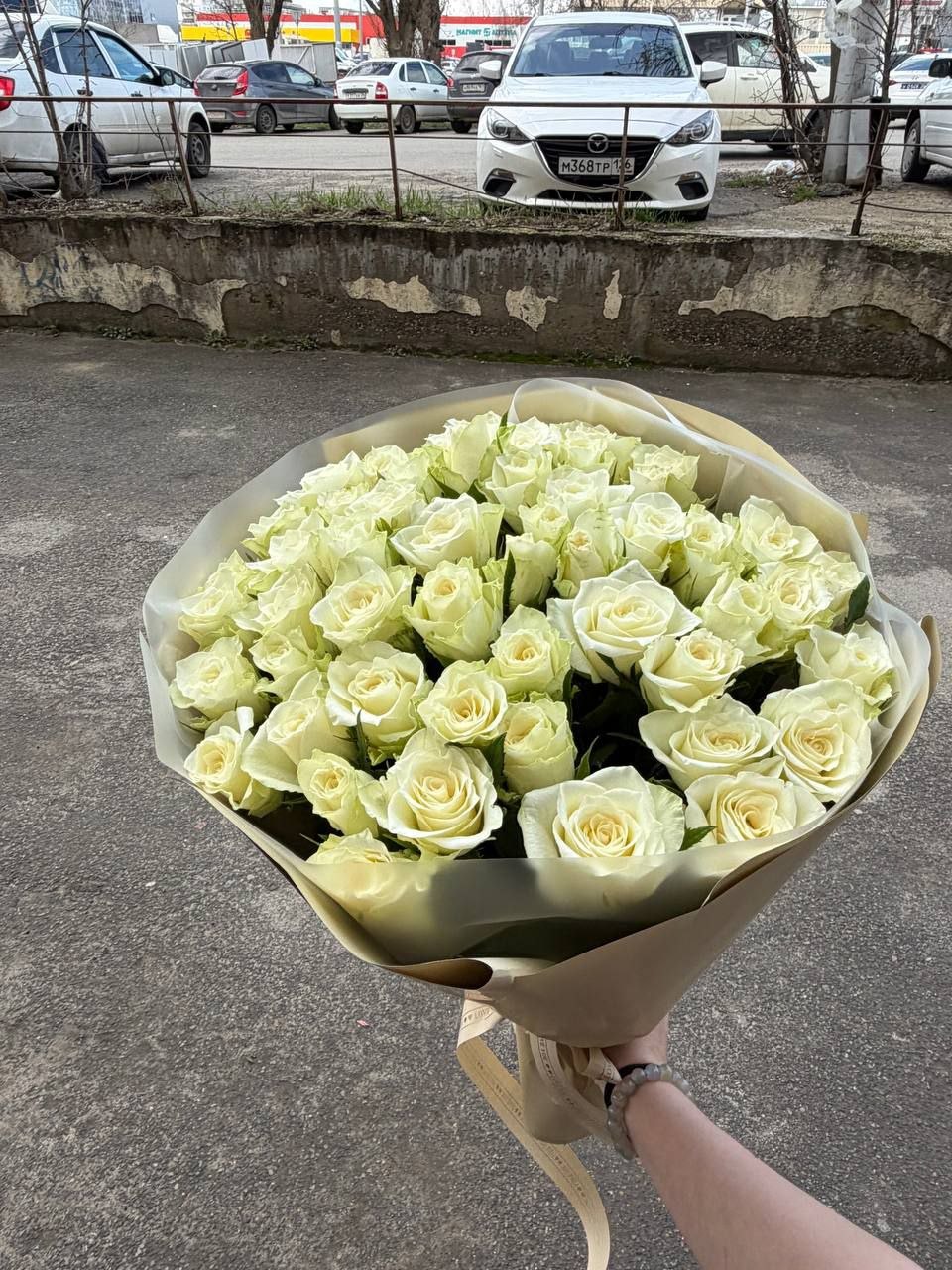 51 роза 50 сантиметров