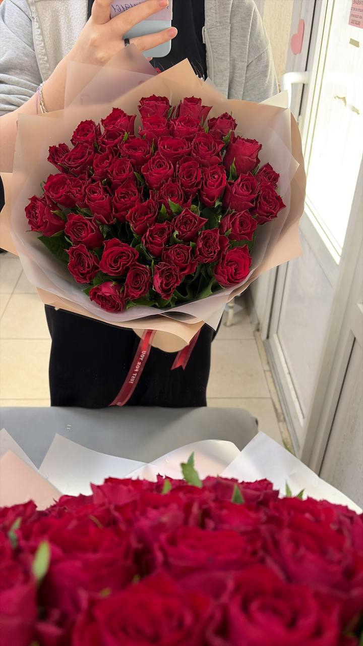 41 роза 40 сантиметров