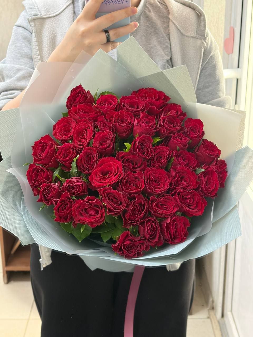 41 роза 40 сантиметров