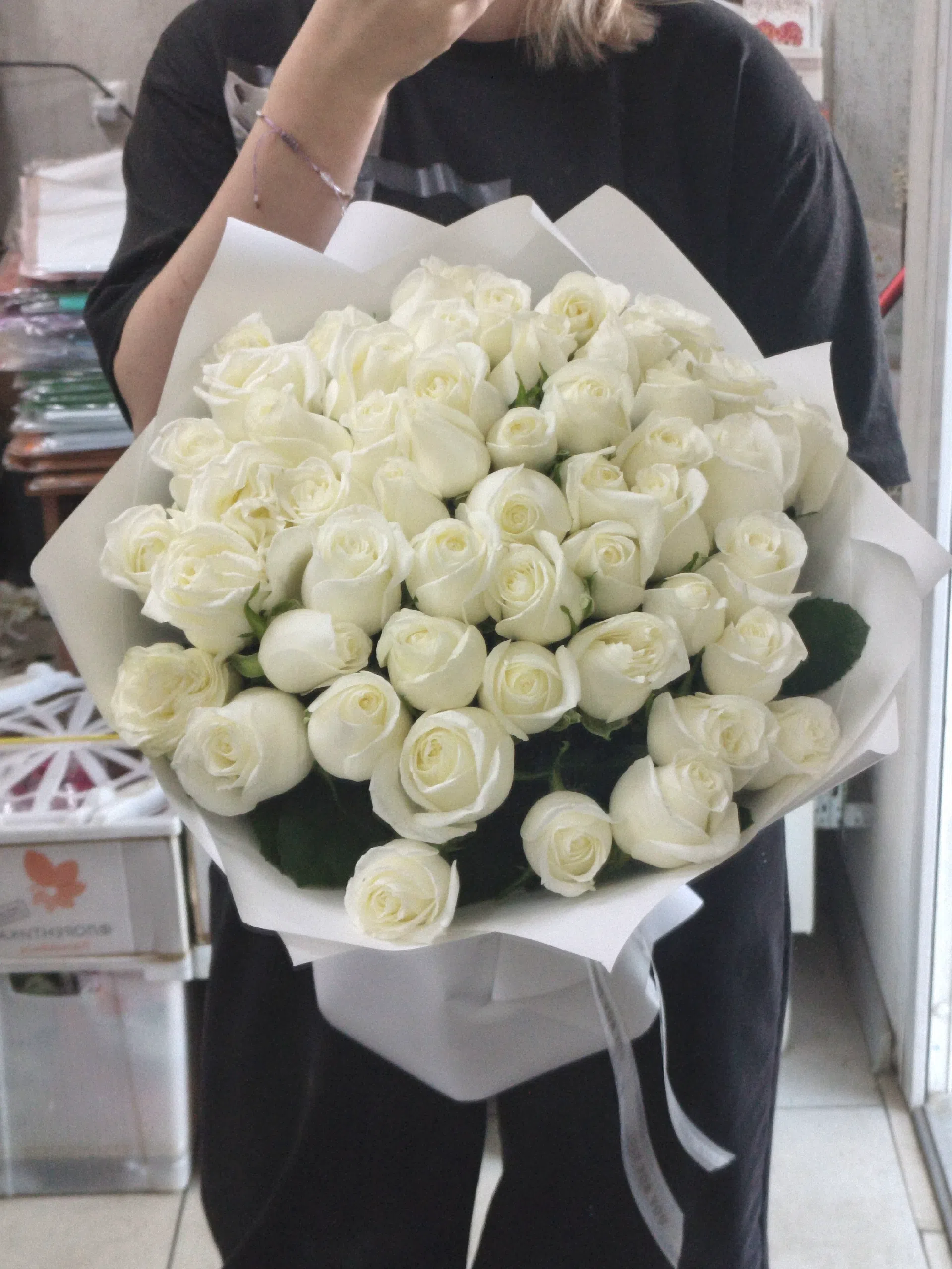 51 роза 50 сантиметров