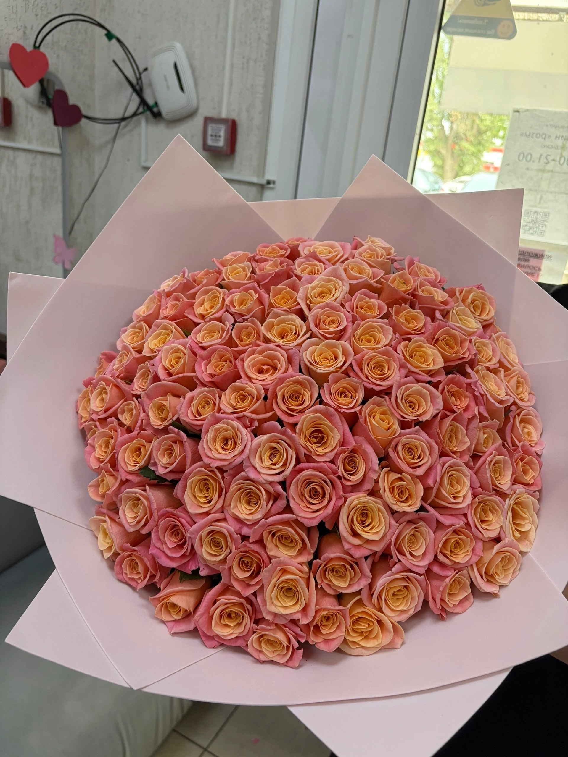 101 роза 40 сантиметров