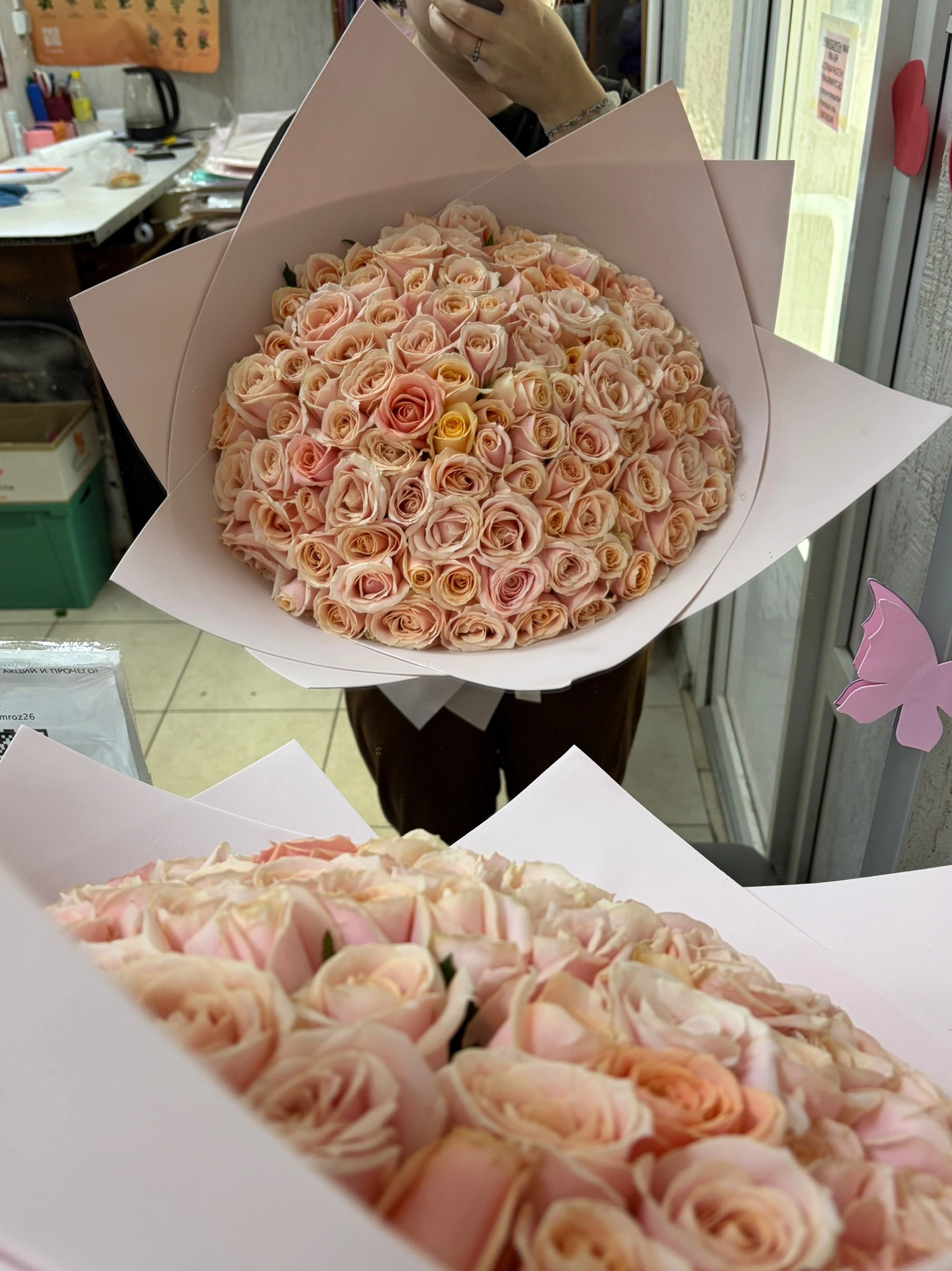 101 роза 50 сантиметров