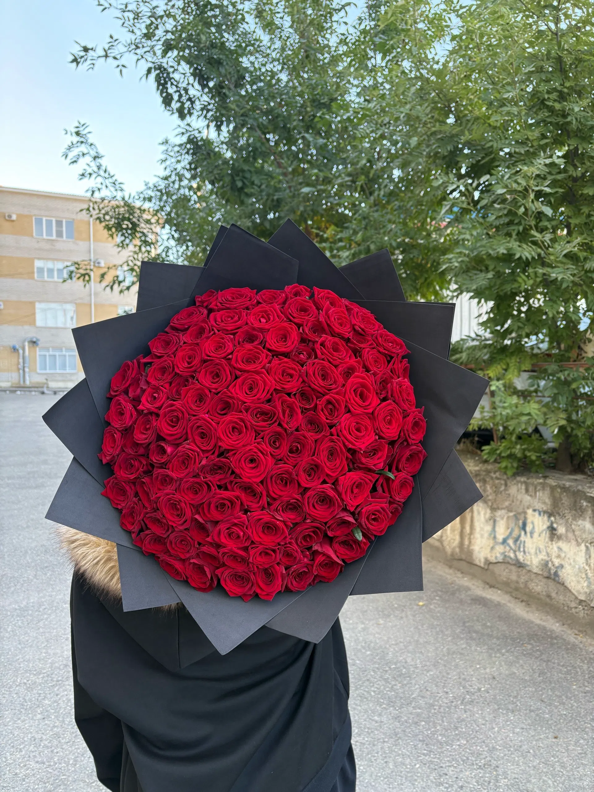 101 роза 50 сантиметров