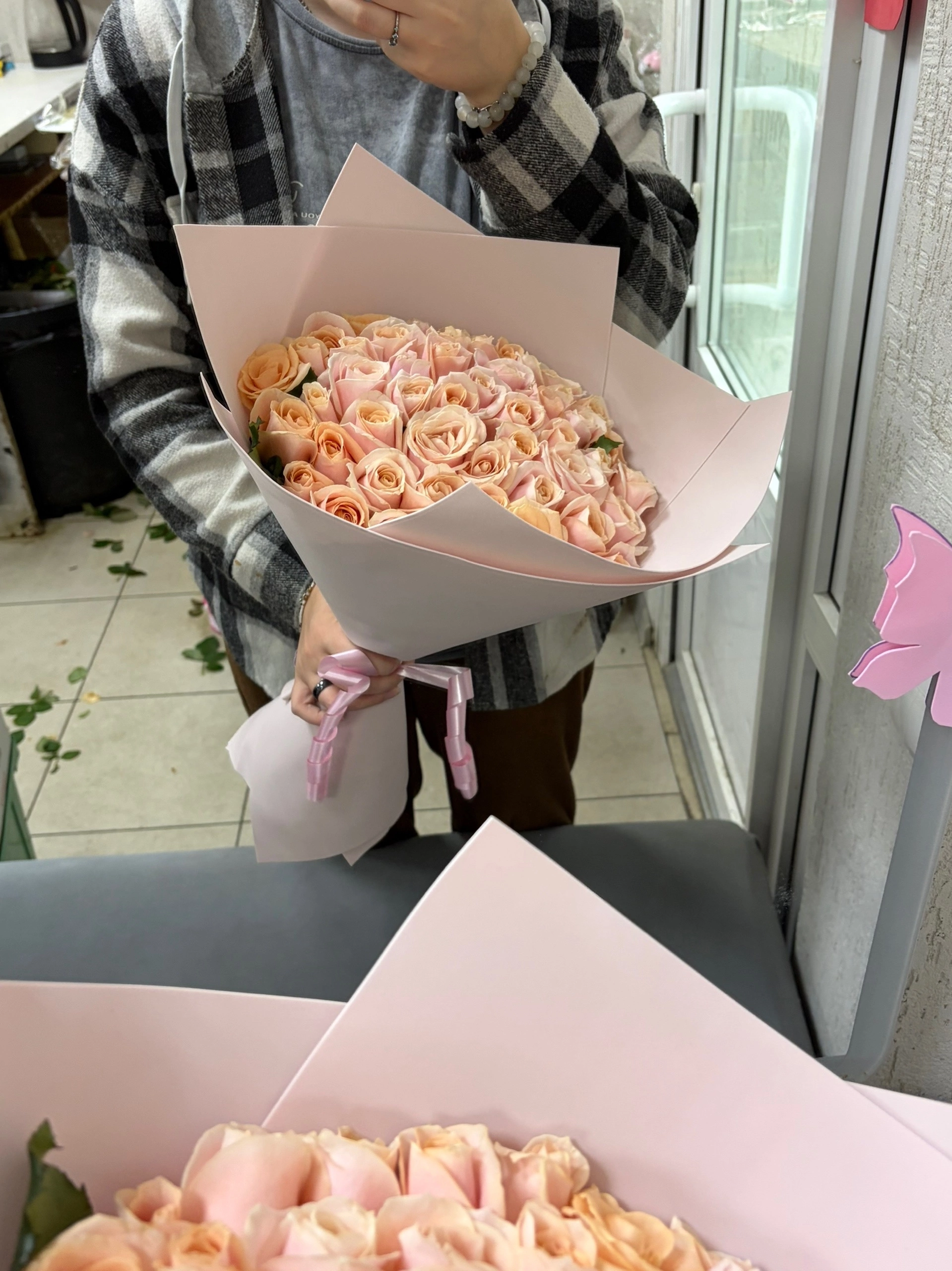 51 роза 40 сантиметров