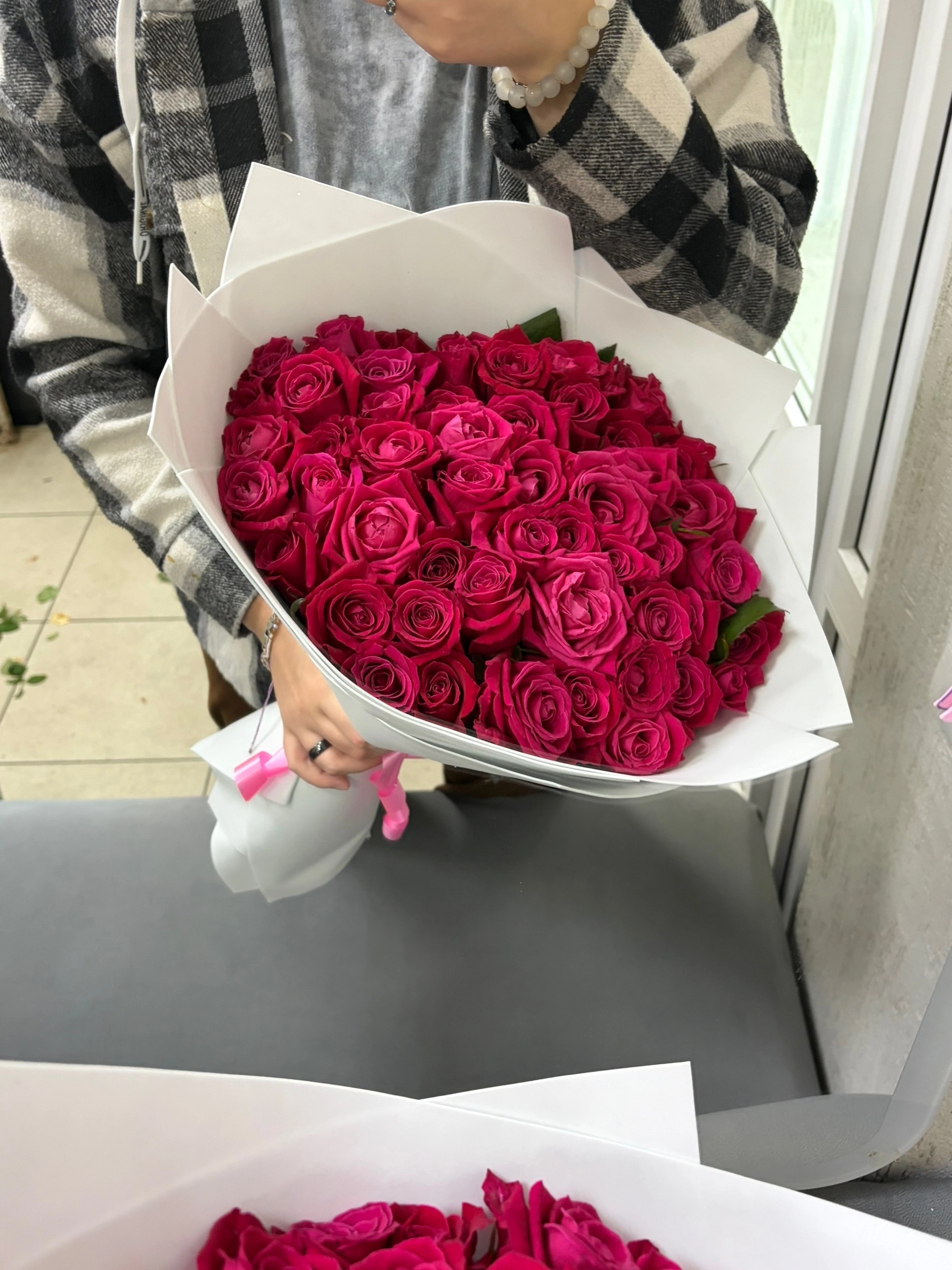 51 роза 40 сантиметров