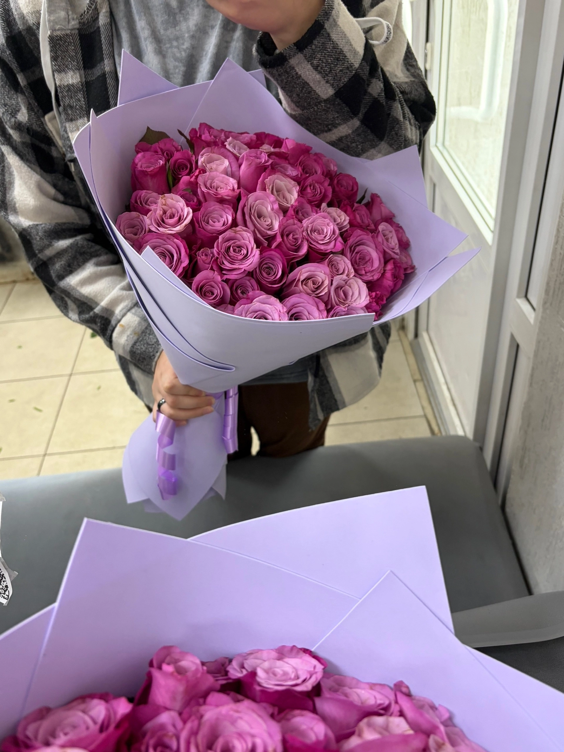 45 роз 40 сантиметров