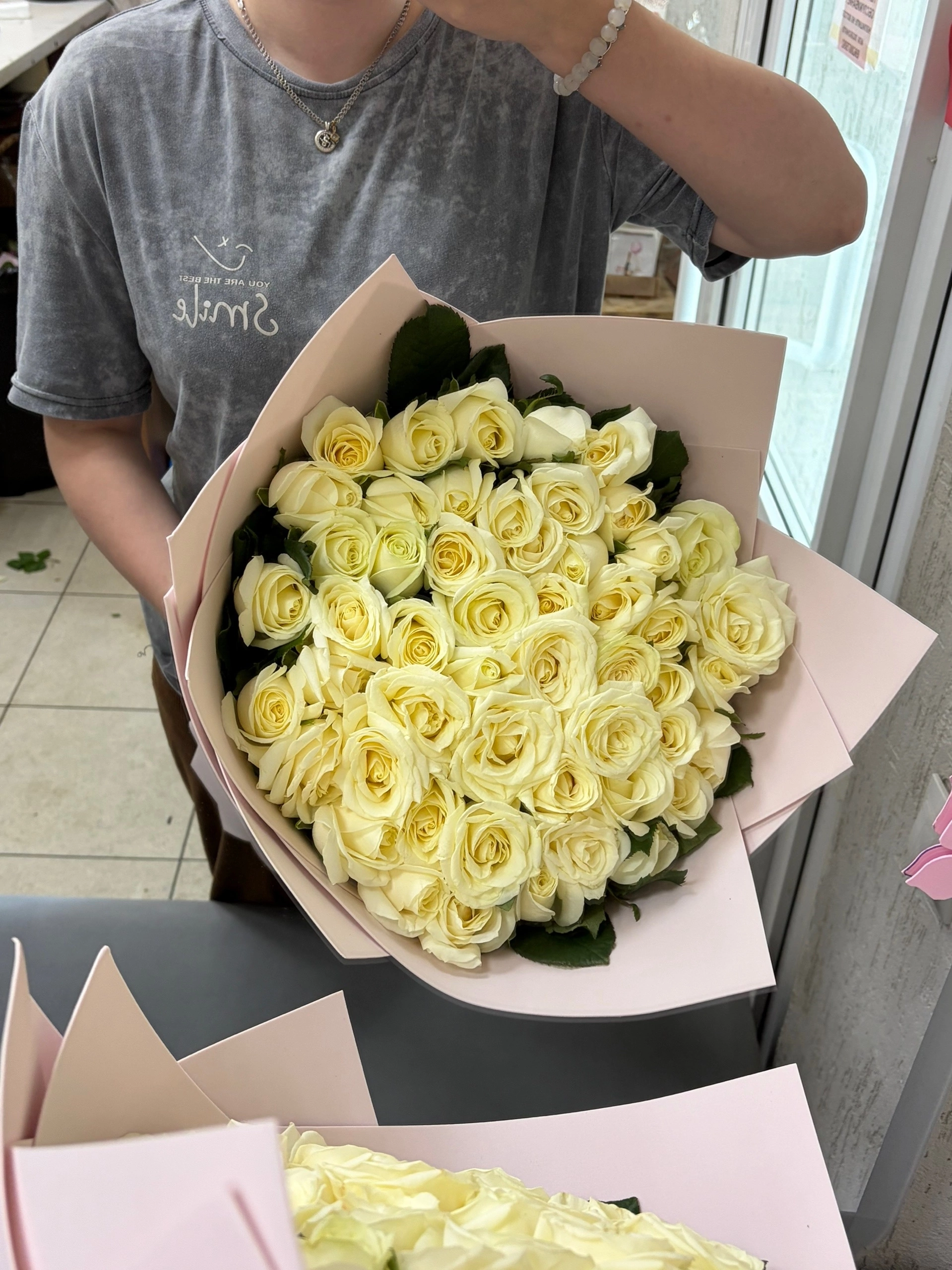 51 роза 60 сантиметров