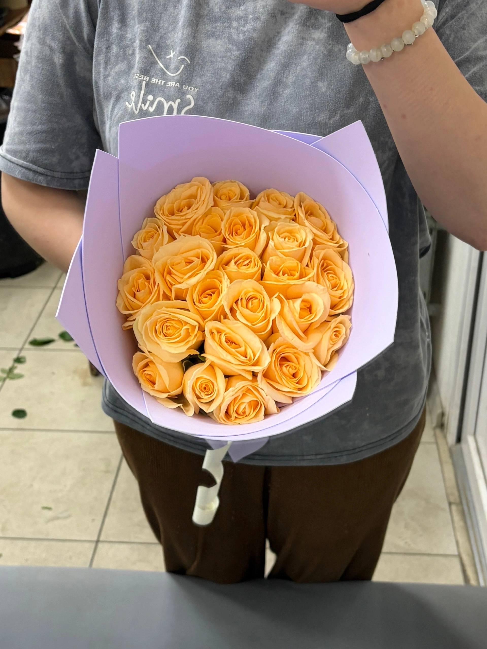 23 розы 30 сантиметров