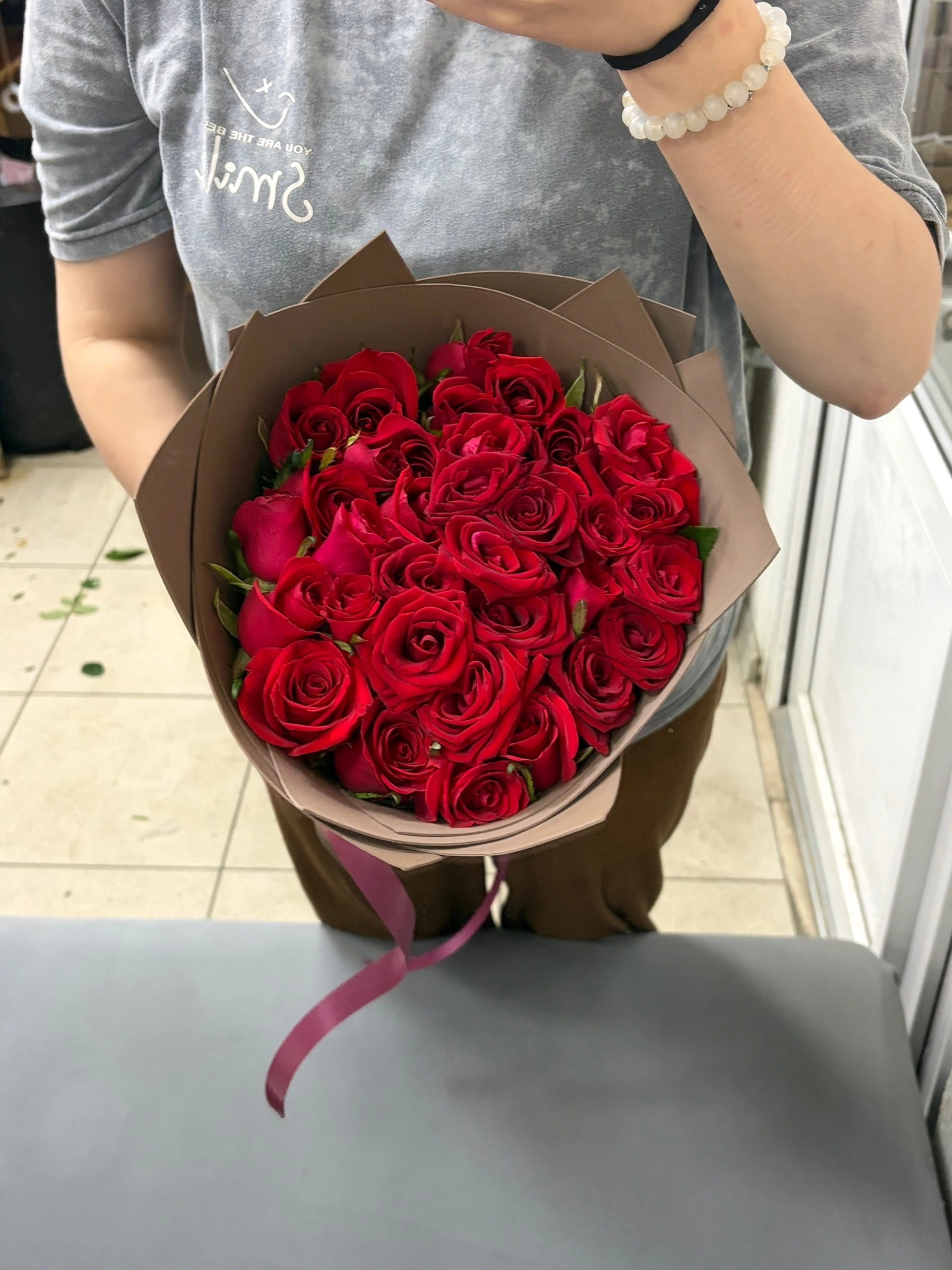 35 роз 40 сантиметров