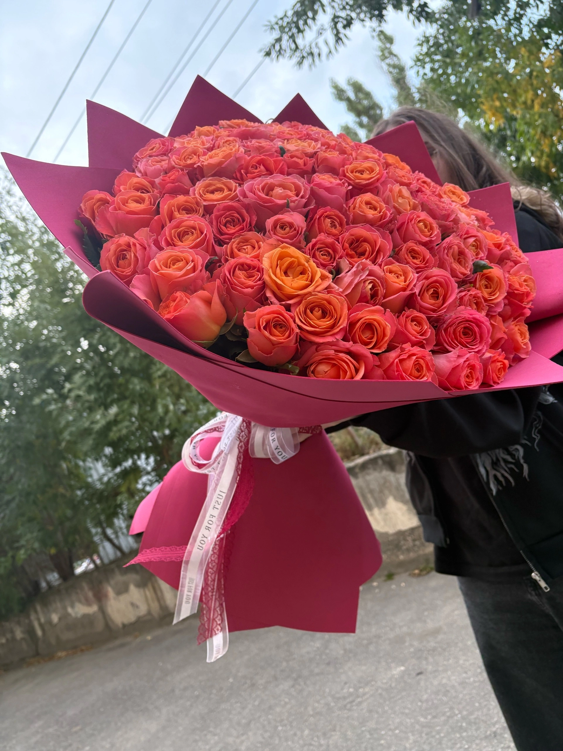 101 роза 50 сантиметров