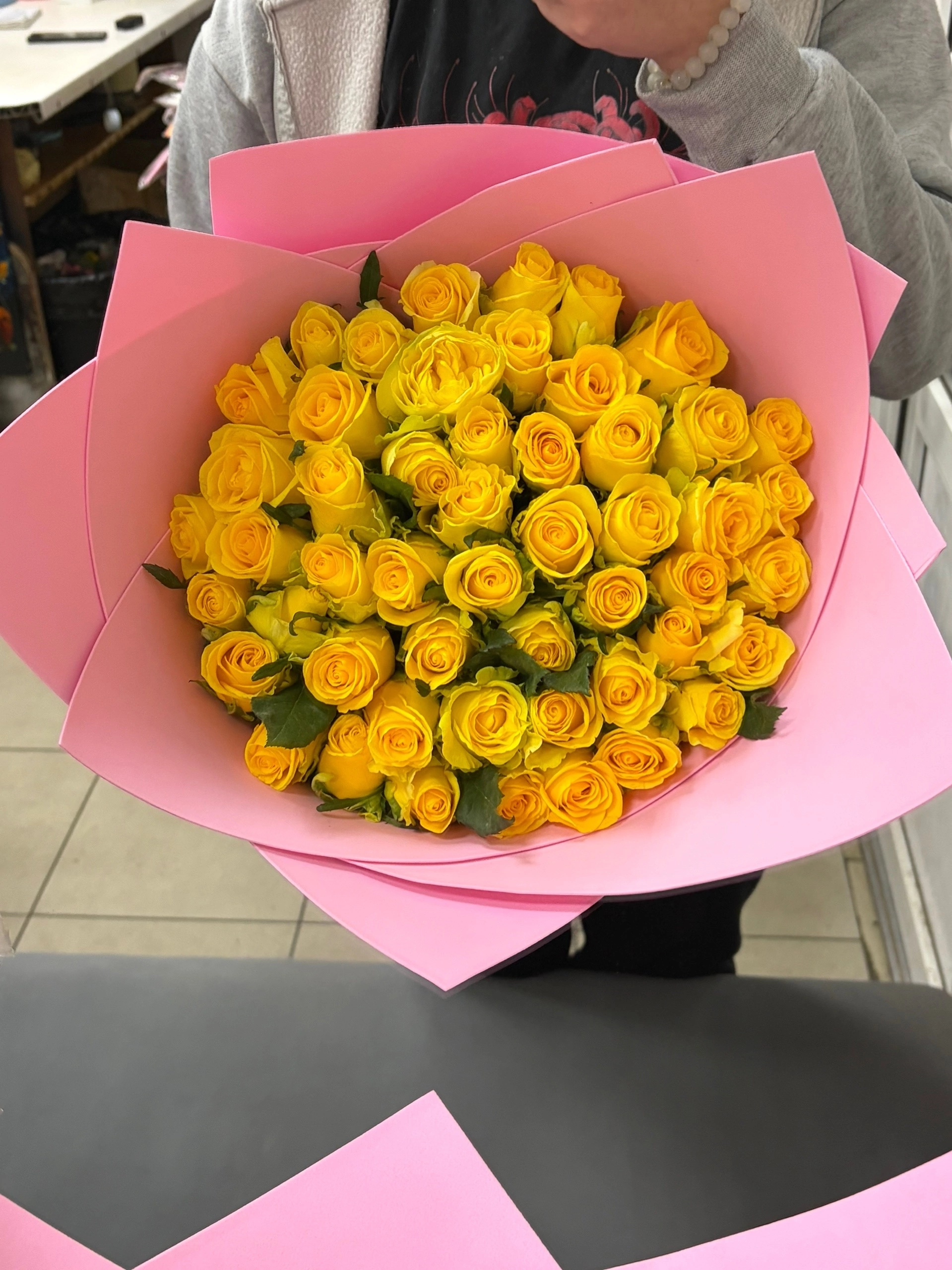 51 роза 50 сантиметров