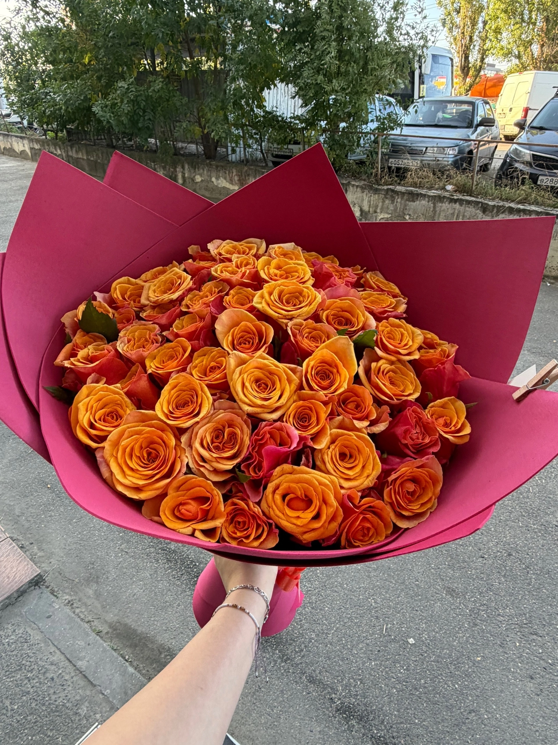 51 роза 50 сантиметров