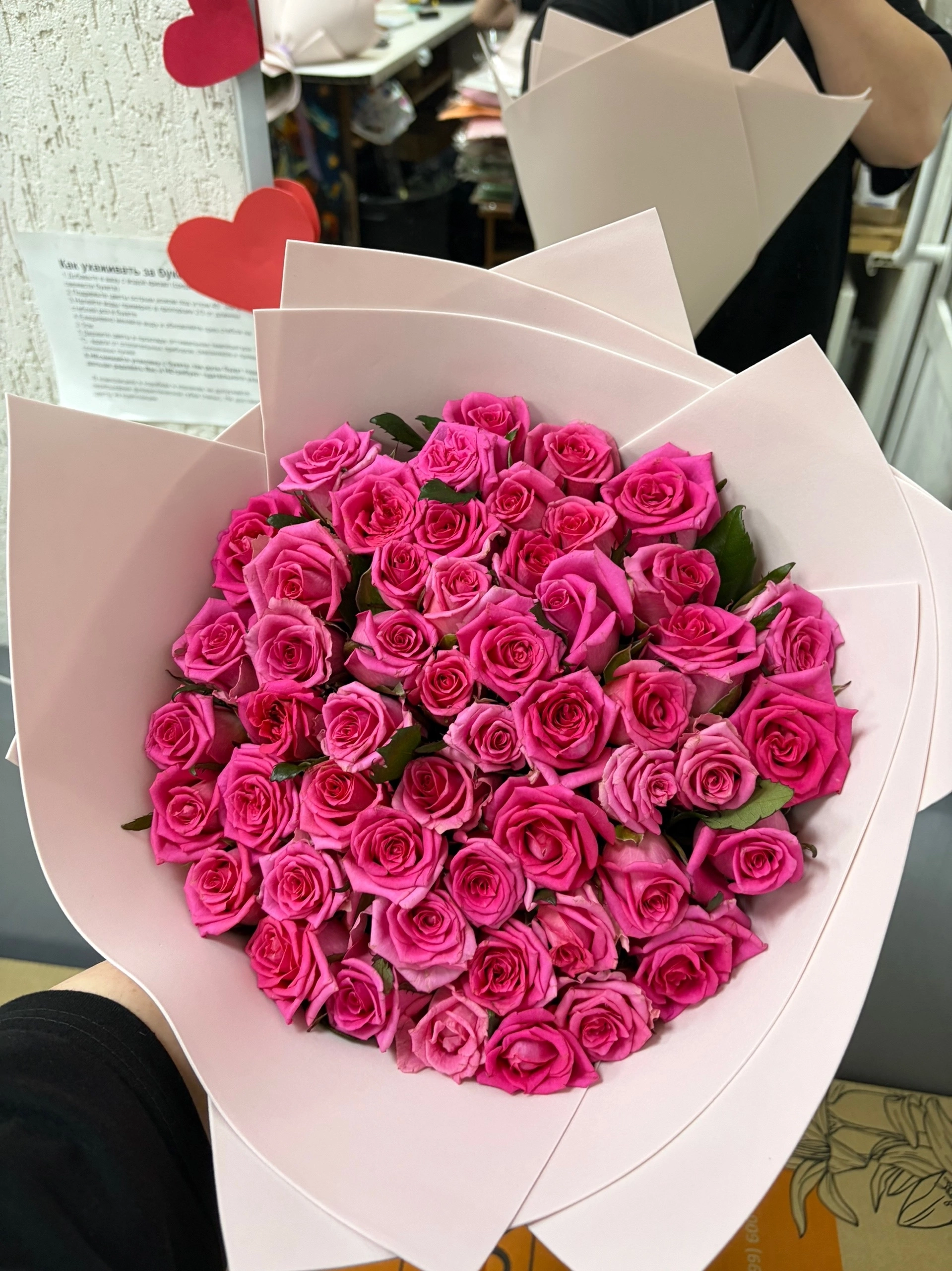 51 роза 40 сантиметров