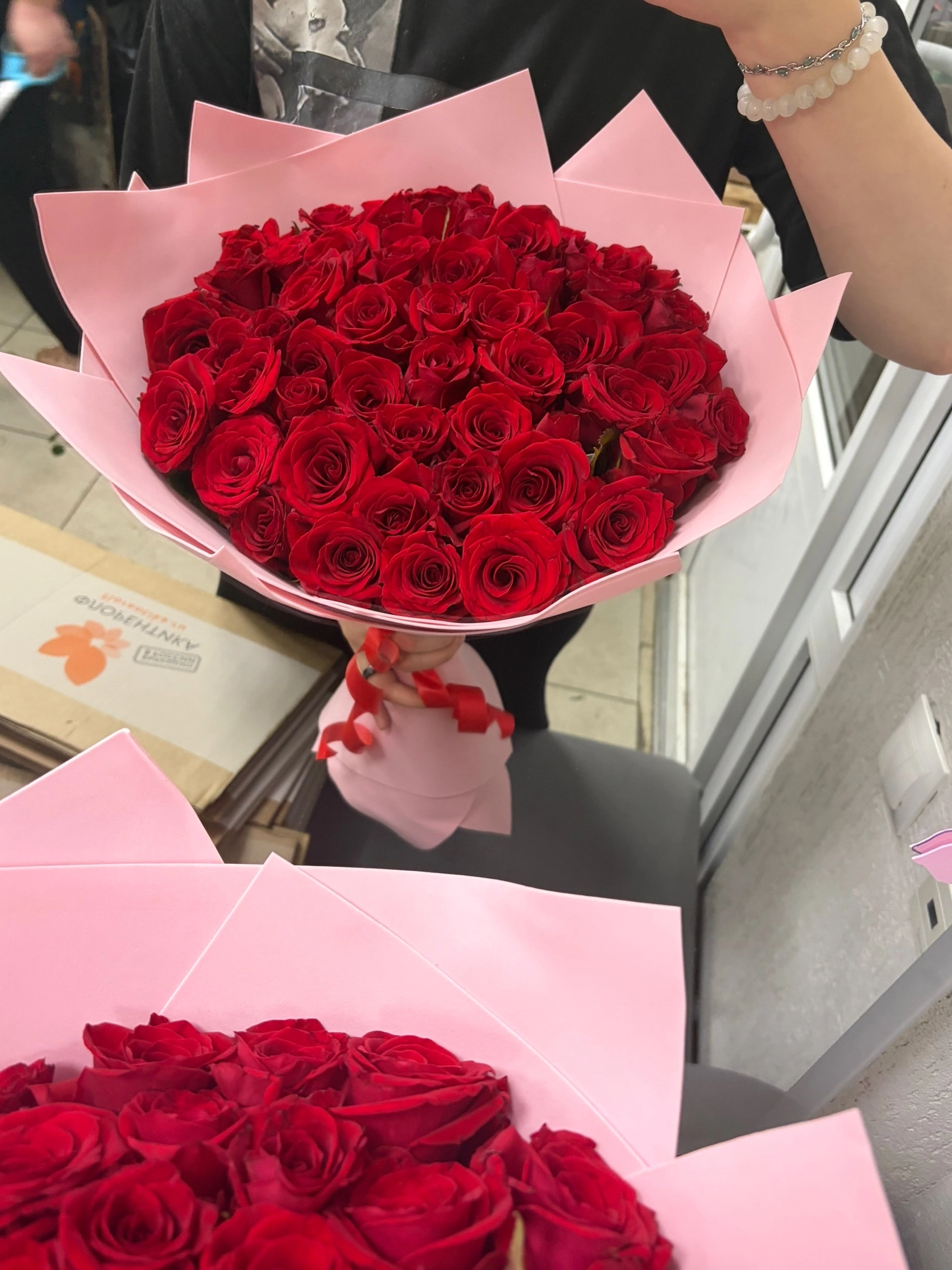 51 роза 40 сантиметров
