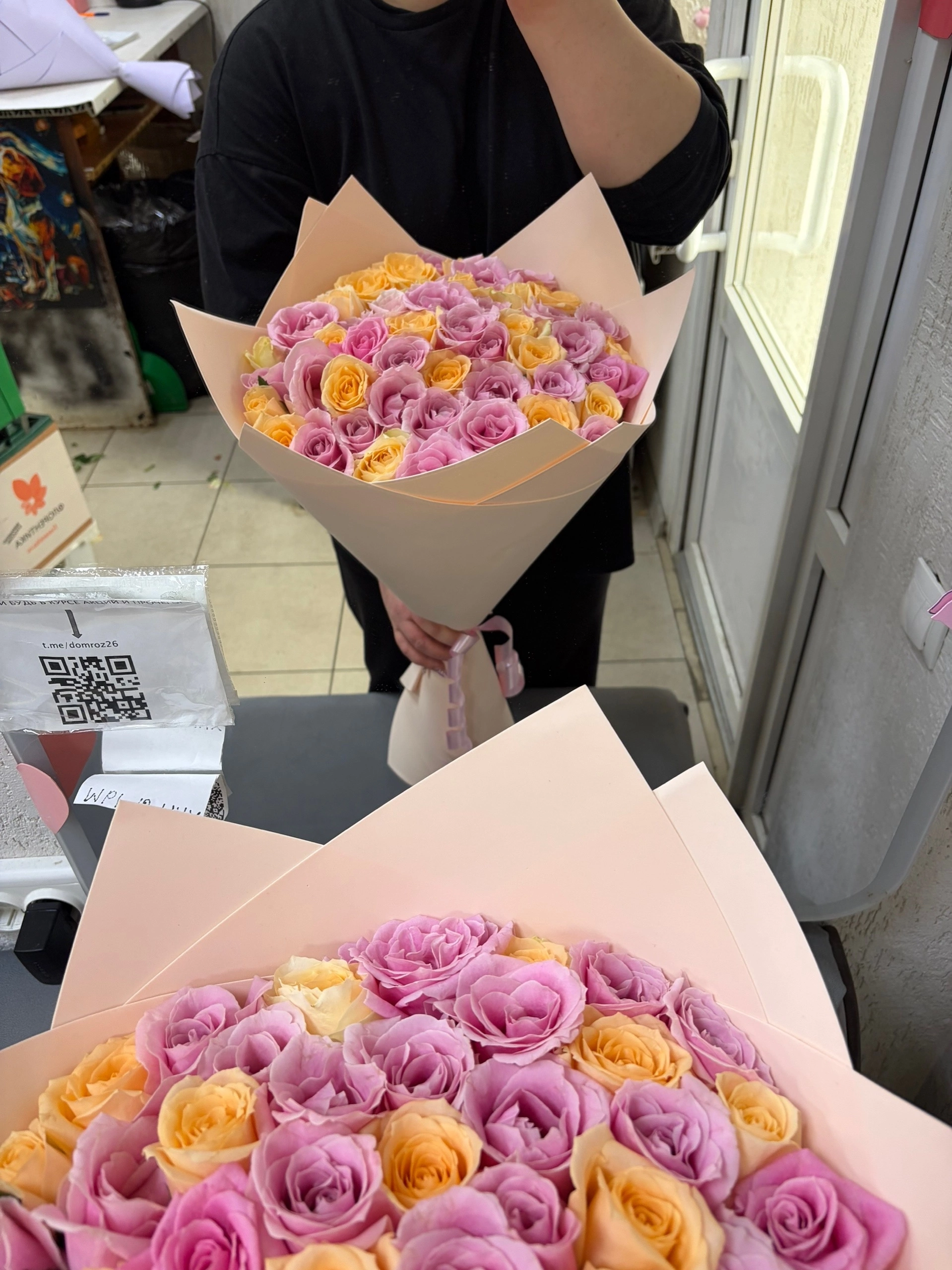 51 роза 50 сантиметров