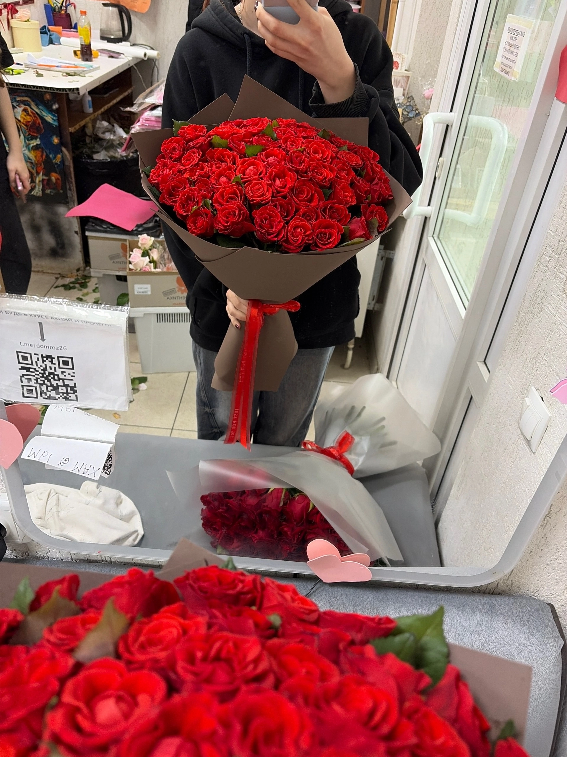 51 роза 40 сантиметров