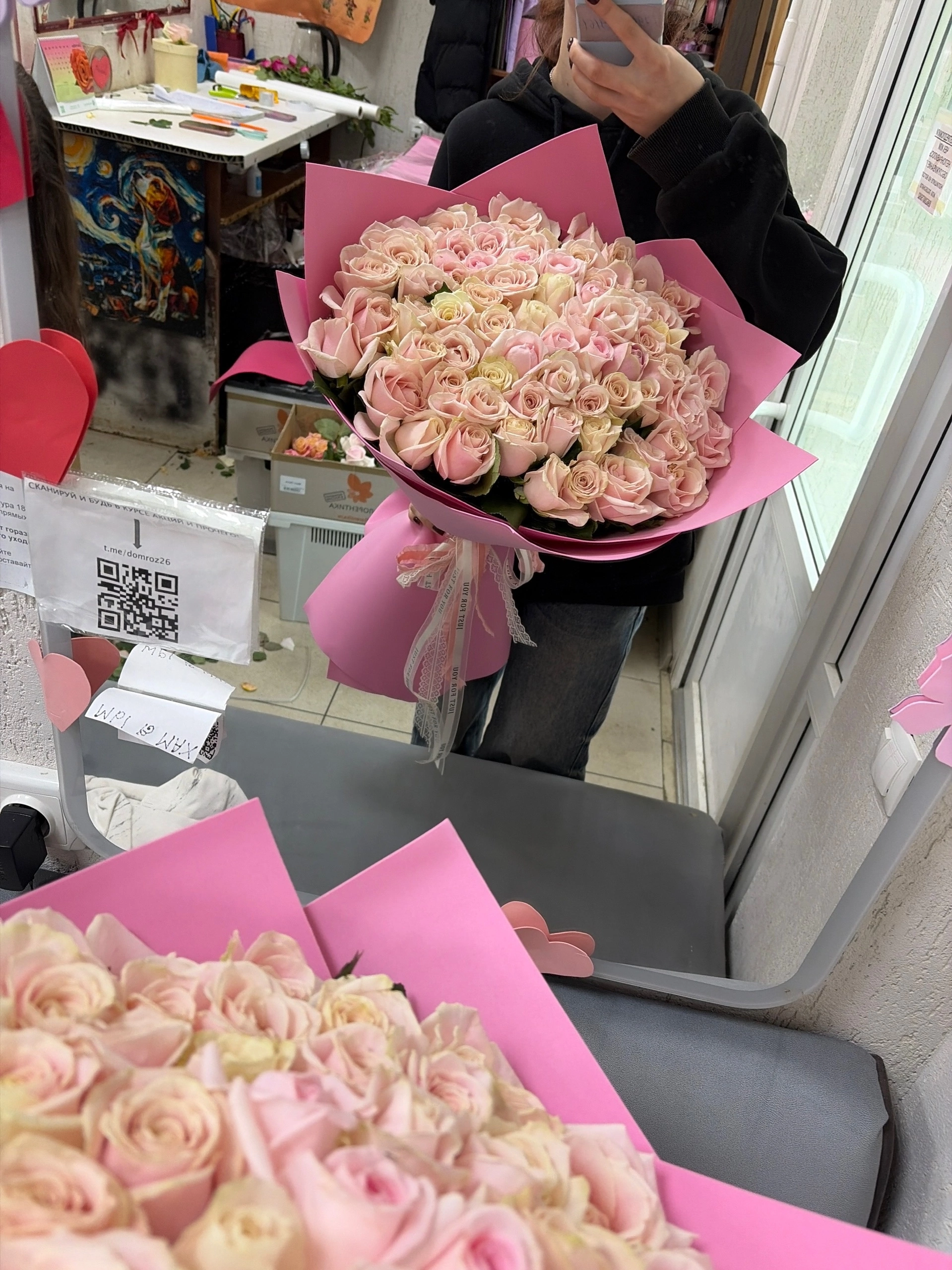 101 роза 50 сантиметров