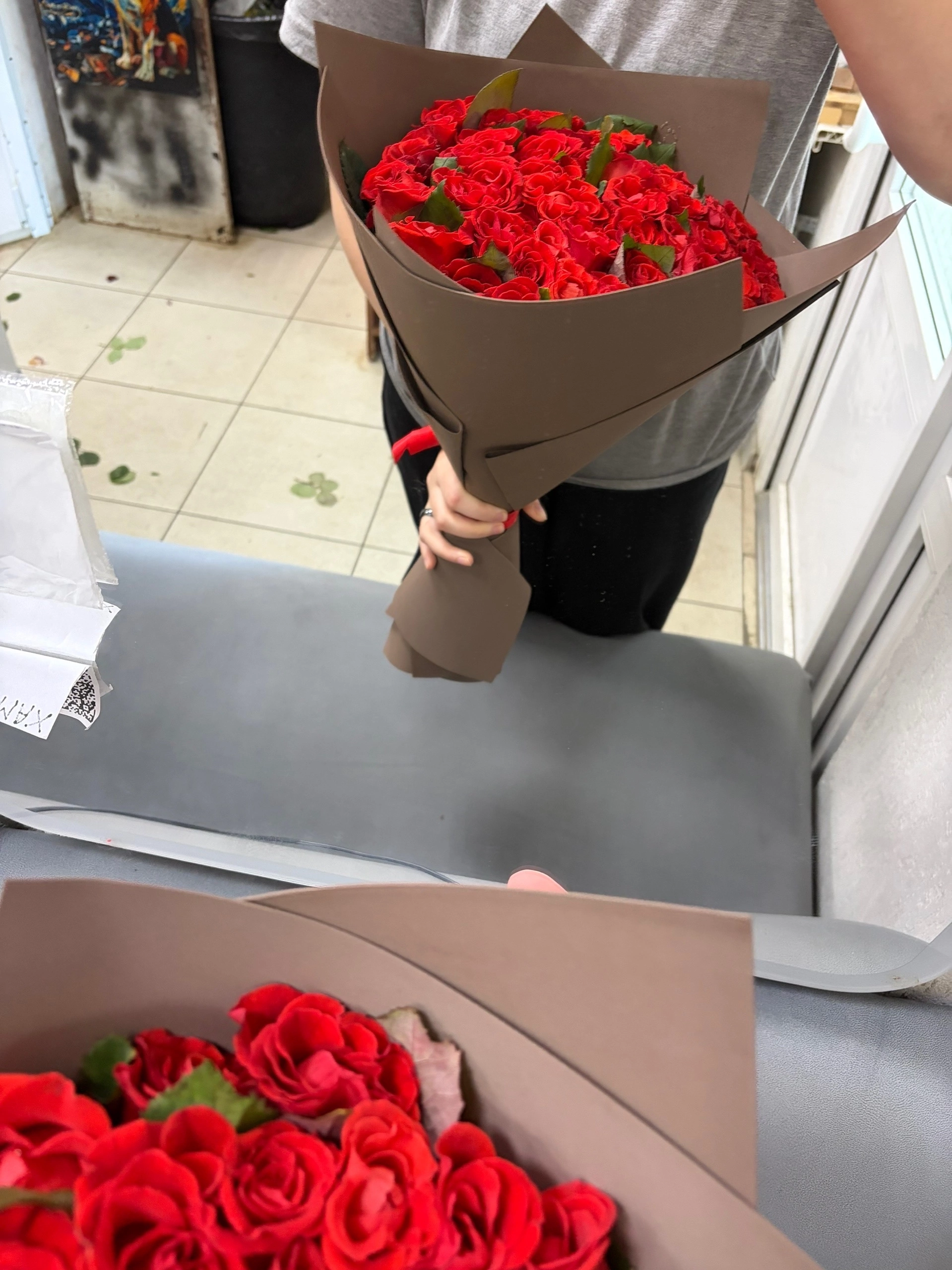 51 роза 40 сантиметров