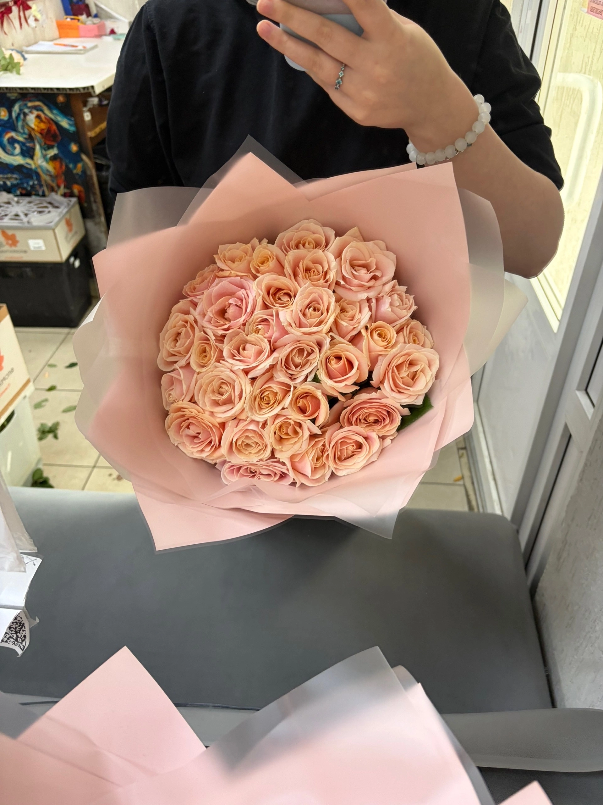 31 роза 40 сантиметров