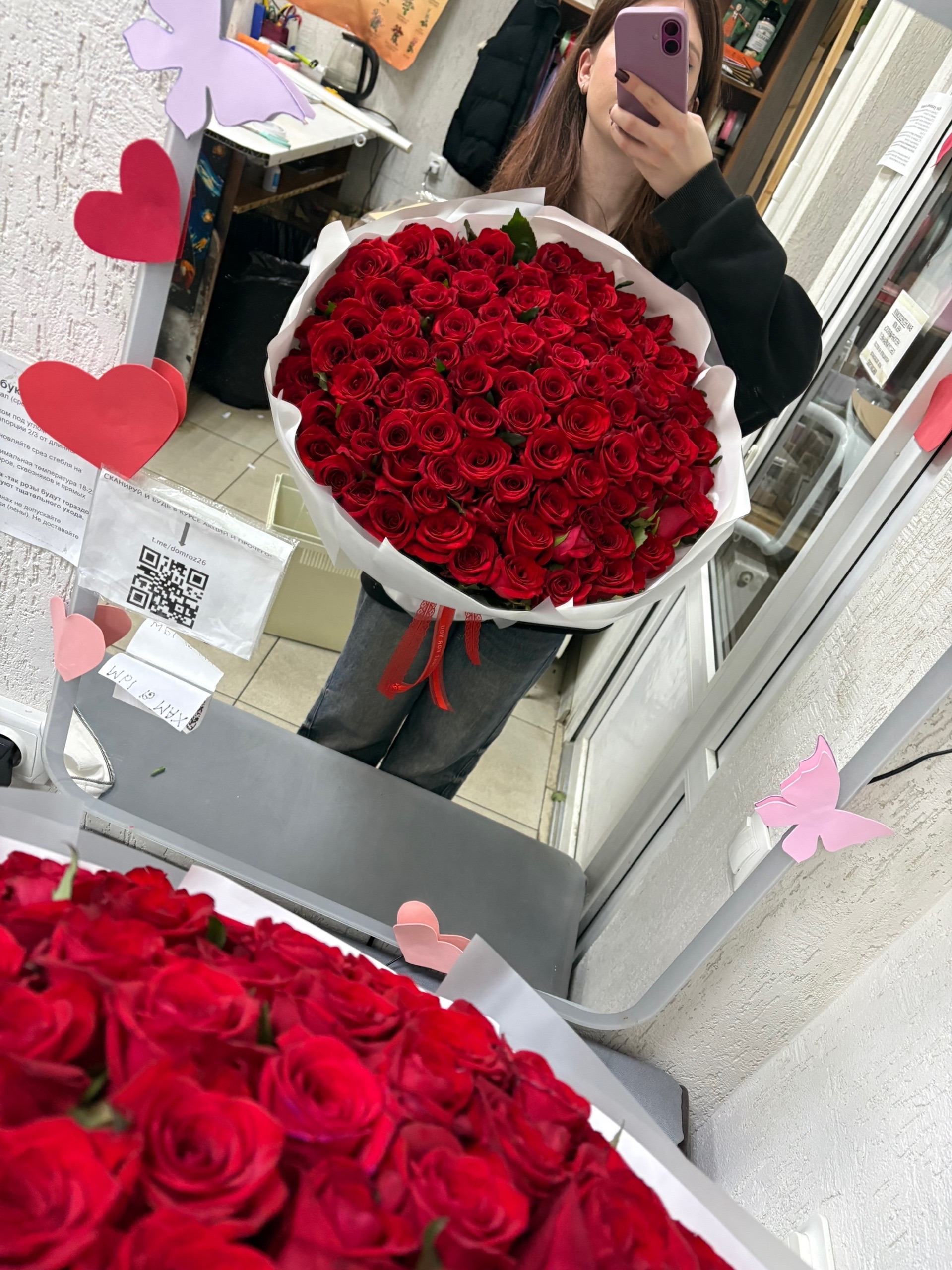 101 роза 50 сантиметров