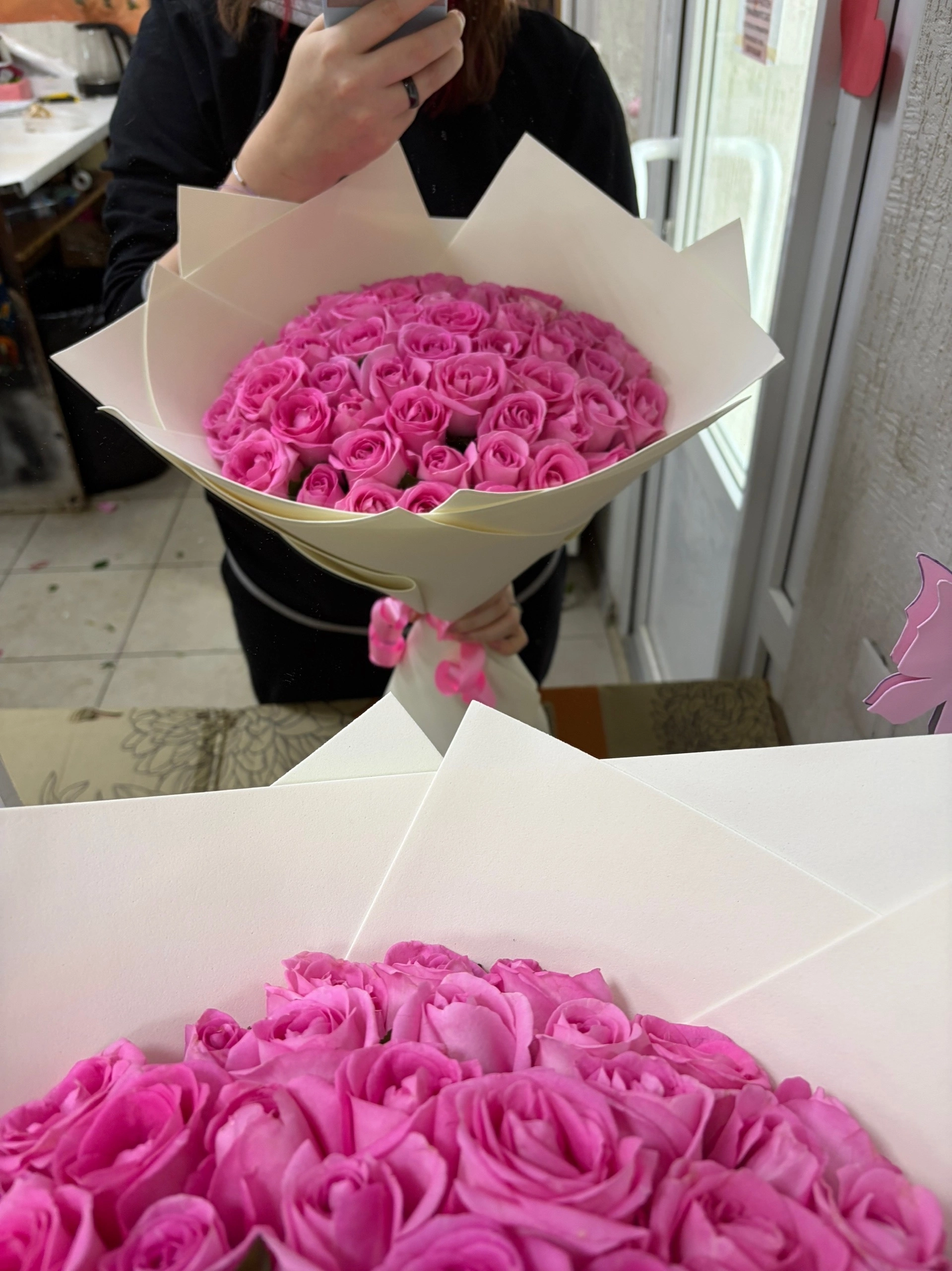 51 роза 30 сантиметров