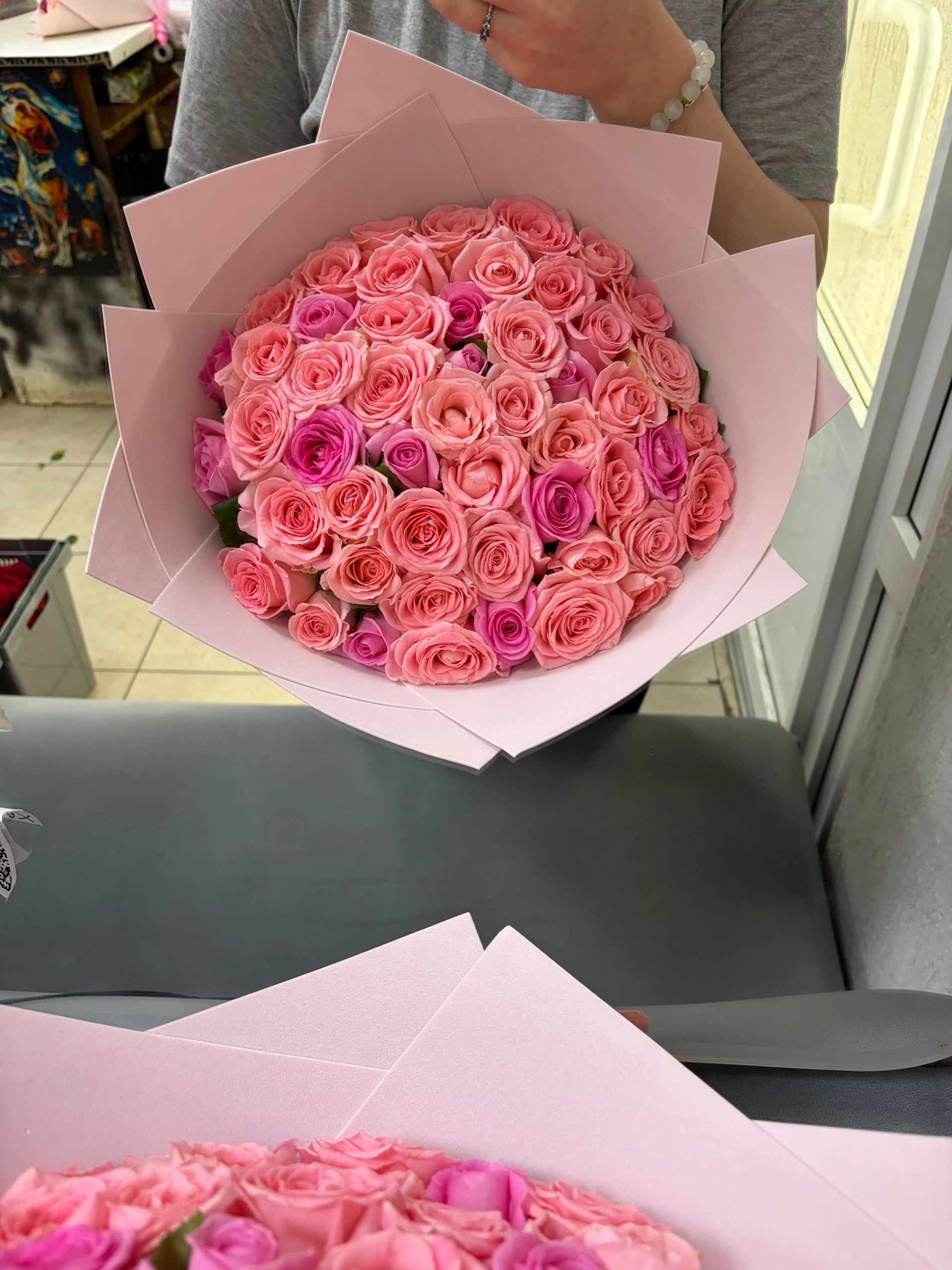 51 роза 30 сантиметров